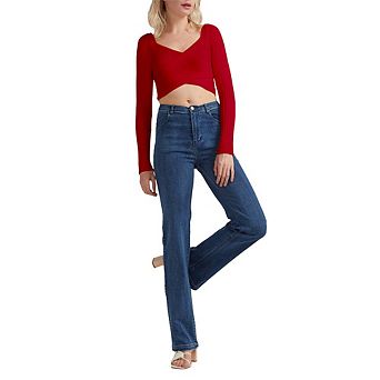 Forget Me Not Knit Crop