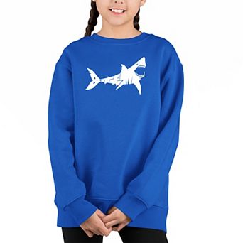 Bite Me - Girl's Word Art Crewneck Sweatshirt