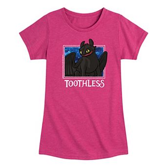 Girls How To Train Your Dragon Toothless Graphic Tee