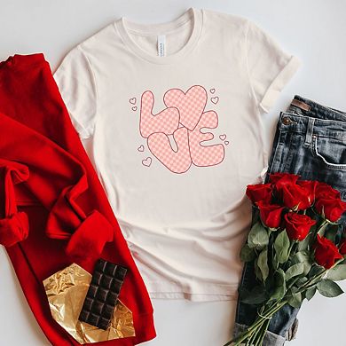 Simply Sage Market Valentines Love Pink Short Sleeve Tee