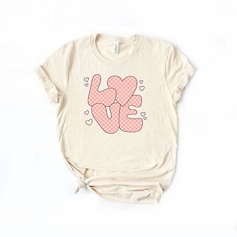 Simply Sage Market Valentines Love Pink Short Sleeve Tee