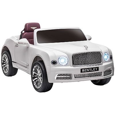 Bentley Ride on Car Electric Ride on Toy W Remote Control Horn Mp3 Blue