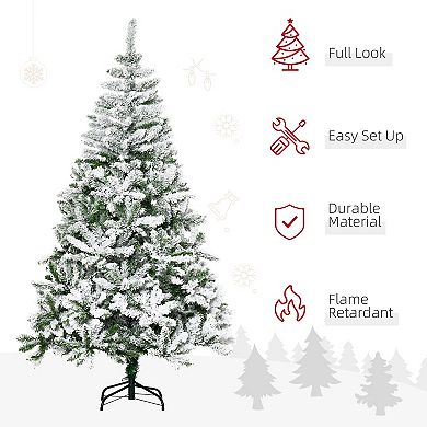 Artificial Christmas Tree 6' Indoor Realistic Holiday Decoration W/ Pine Shape