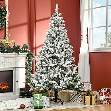 Artificial Christmas Tree 6' Indoor Realistic Holiday Decoration W/ Pine Shape