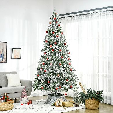Artificial Christmas Tree 9' Indoor Realistic Holiday Decoration W/ Pine Shape