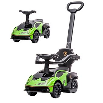 Aosom Toddler Push Car, Lamborghini Stroller Walking Car Age for 1-3