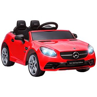 12v Electric Cars For Kids W/ Parental Remote, Two Motors, Music Lights Black