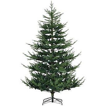 HOMCOM 7.5 Foot Artificial Christmas Tree Holiday Xmas Tree with Pine Shape