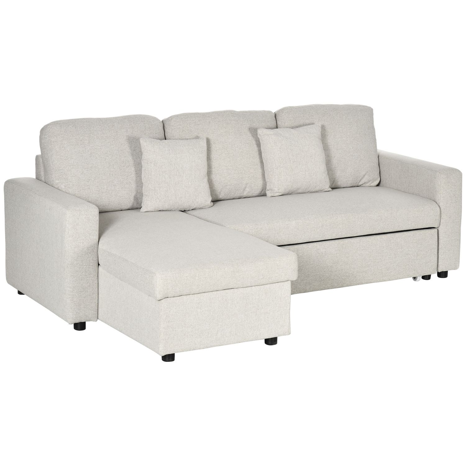 Fold out discount couch with storage