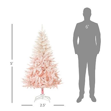 5' Artificial Christmas Tree Indoor Realistic Holiday Decoration, 450tips