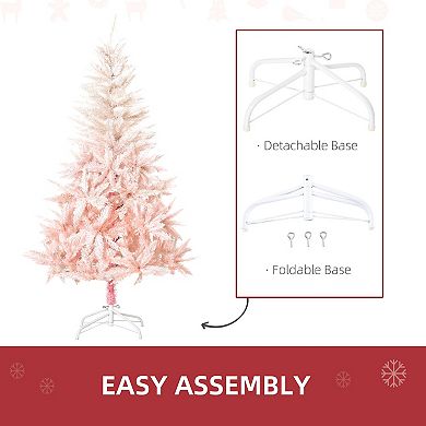 5' Artificial Christmas Tree Indoor Realistic Holiday Decoration, 450tips
