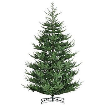 9' Artificial Christmas Tree With Realistic Branch Tips, Auto Open For Party