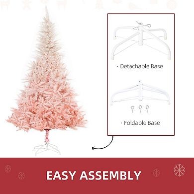 6' Artificial Christmas Tree Indoor Realistic Holiday Decoration, 800 Tips