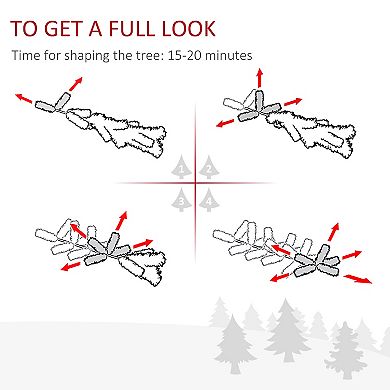 7' Slim Artificial Christmas Holiday Pencil Tree Decoration Pink Xmas Tree