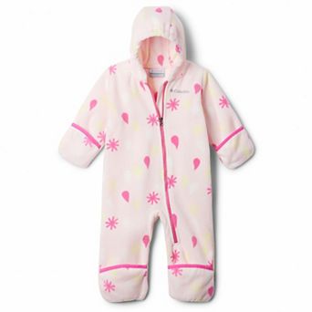 Baby Girl Columbia Snowtop II Fleece Lightweight Bunting