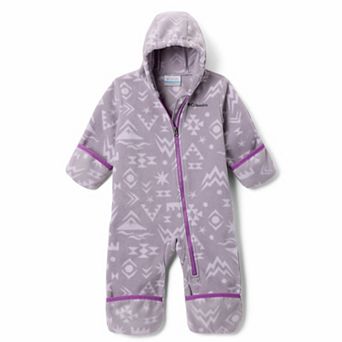 Baby Girl Columbia Snowtop II Fleece Lightweight Bunting