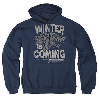Game Of Thrones Winter Is Coming Adult Pull Over Hoodie