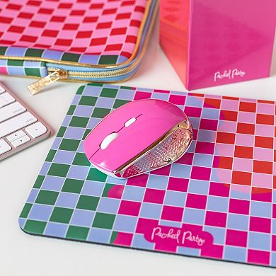 Packed Party Daisy Print Mouse Pad