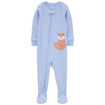 Baby & Toddler Girl Carter's Fox Snug Fit Footed Pajamas