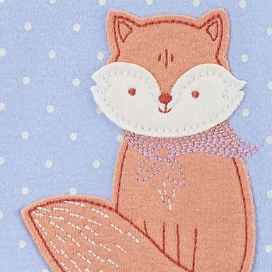 Baby & Toddler Girl Carter's Fox Snug Fit Footed Pajamas