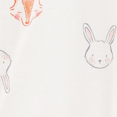 Baby Girl Carter's Animals Snug Fit Footed Pajamas