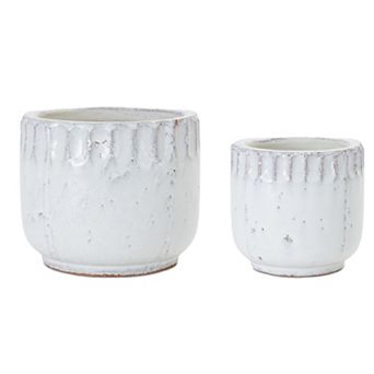 Distressed Terra Cotta Planter (set of 2)