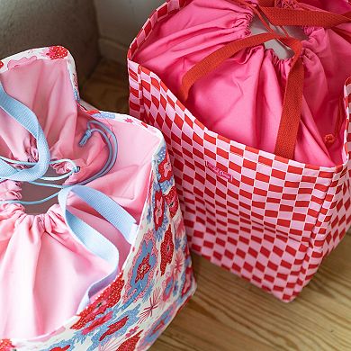 Packed Party Floral Print Laundry Basket