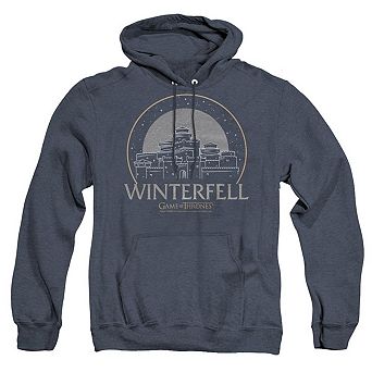 Game Of Thrones Winterfell Adult Heather Hoodie