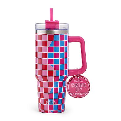 Packed Party Checkered Print 30-oz. Stainless Steel Tumbler