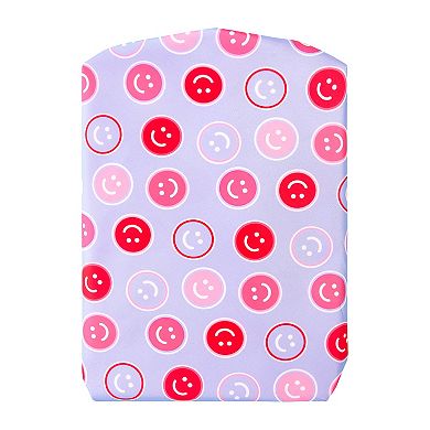 Packed Party Smiley Print Reusable Shower Cap