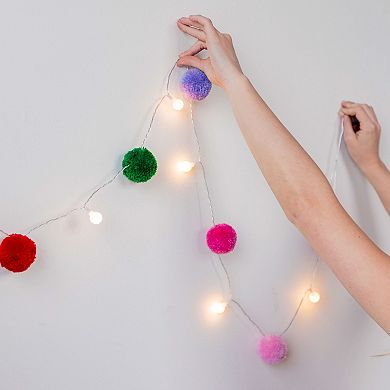 Packed Party Pom Pom String Lights