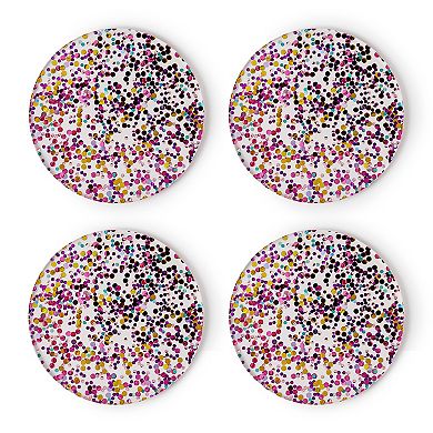 Packed Party Glitter Coasters 4-pc. Set