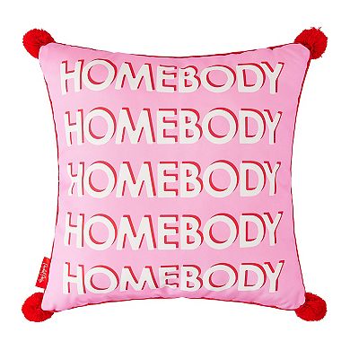 Packed Party Checkered Print Desk Pillow