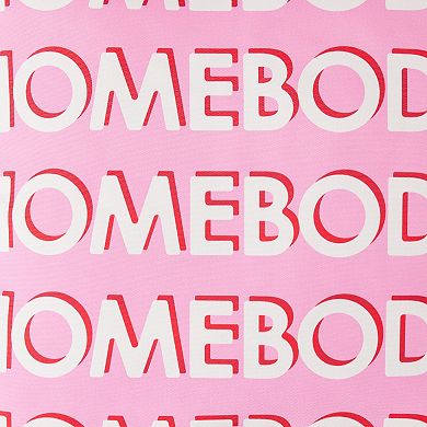 Packed Party Checkered Print Desk Pillow