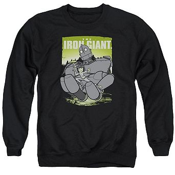 Iron Giant Helping Hand Adult Crewneck Sweatshirt