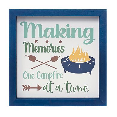 Wood Framed Camping Sentiment Sign (Set of 4)