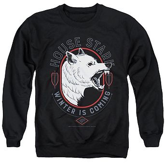 Game Of Thrones House Stark Winter Is Coming Adult Crewneck Sweatshirt