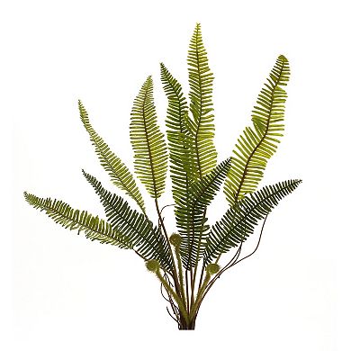 Varigated Fern Foliage Bush (set Of 6)