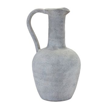 Grey Pitcher Vase 12"h