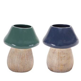 Garden Mushroom Planter (set Of 2)