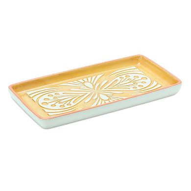 Ornamental Ceramic Tray (Set Of 6)