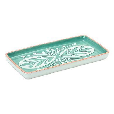 Ornamental Ceramic Tray (Set Of 6)