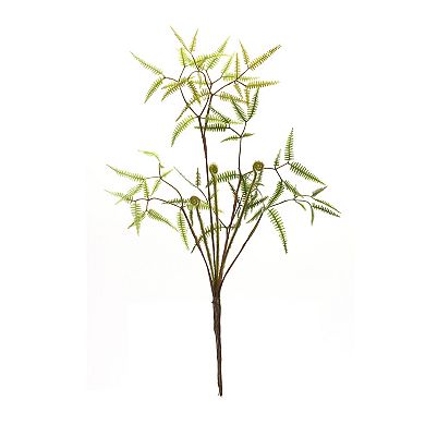 Mini Fern Foliage Bush With Sprout Accent (set Of 6)