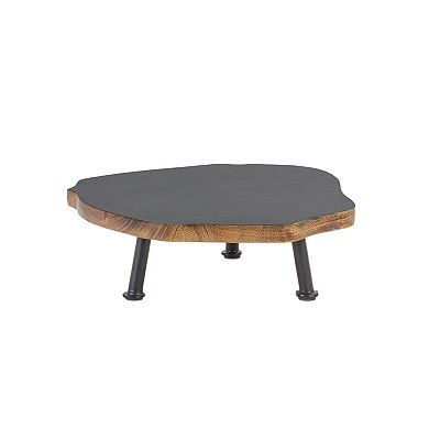 Tree Disc Pedestal Tray (set of 3)