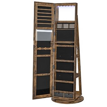Jewelry Organizers Cabinet with Mirror and Lights