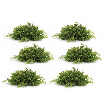 Spring Mini Leaf Foliage Half Orb - 6 in (set Of 6)