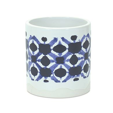 Tie-dye Print Ceramic Pot (set of 2)
