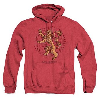 Game Of Thrones Lannister Burst Sigil Adult Heather Hoodie