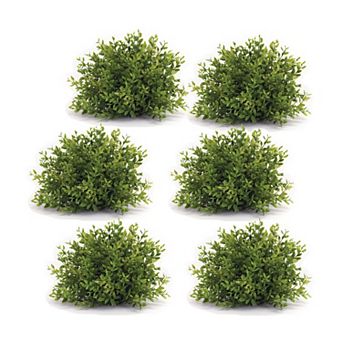 Spring Mini Leaf Foliage Half Orb - 8 in (set Of 6)