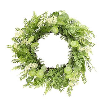 Mixed Fern Foliage Wreath 27.5"d
